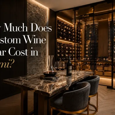 How much does a custom wine cellar cost in Miami — pricing guide